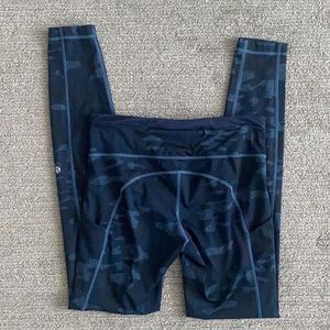 Lululemon Leggings Blue Camo